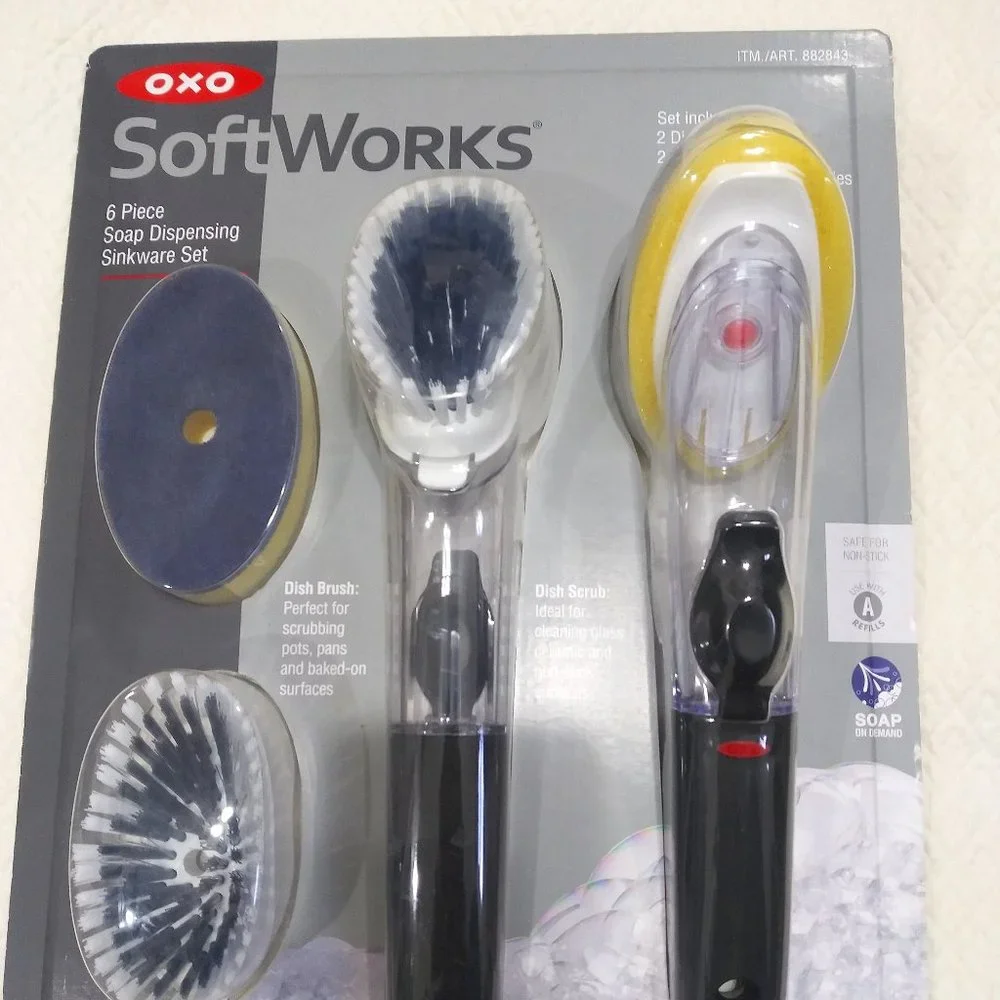 OXO Softworks 6 piece Soap Dispensing Sinkware Set